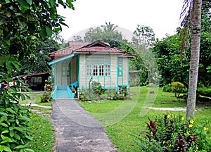 A traditional Malay house.