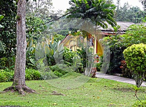 A traditional Malay house.