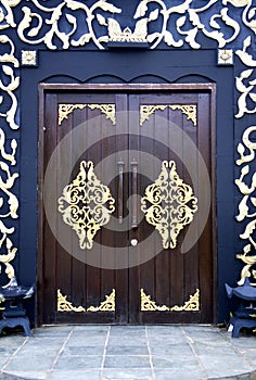 Traditional Malay House Doors