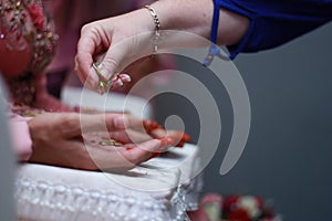 Traditional Malay wedding practice