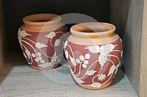 Traditional Malaysian pottery that has been commercialized.