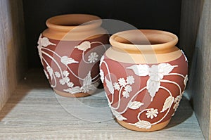 Traditional Malaysian pottery that has been commercialized.