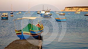 Traditional Maltese boat