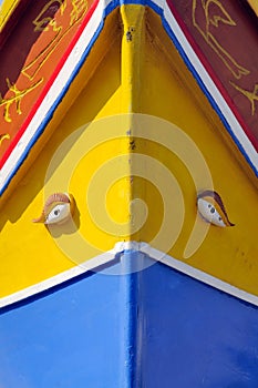 Traditional Maltese Boat, called Luzzu photo