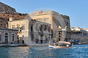 Traditional Maltese boat luzzu - Vittoriosa
