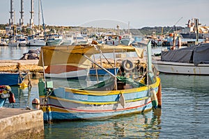 Traditional Maltese fishing boat - Luzzu