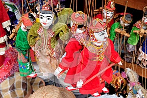 Traditional Marionette Puppets of Myanmar (Burma)