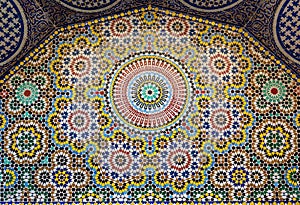 Traditional maroccan pattern background