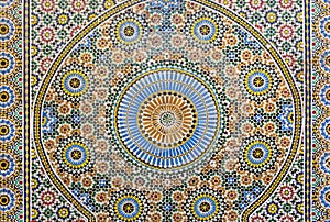 Traditional maroccan pattern background