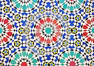 Traditional marrocan tiles