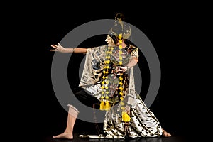 Traditional  Mask Dance, Nani Topeng  Losari  from Sanggar Purwa Kencana Cirebon, West Java - Indonesia.