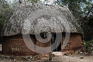 Traditional Maya house