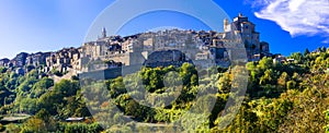 Traditional medieval hilltop villages of Italy- Grotte di Castro