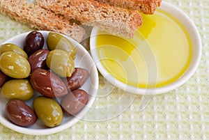 Traditional Mediterranean appetizer