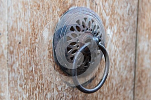 A Traditional Metal Door Knocker