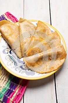 Mexican basket tacos called Canasta photo