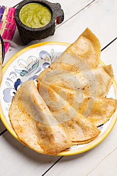 Mexican basket tacos called Canasta photo