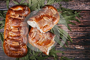 Traditional mexican bread called `Pan de fiesta` from Tlaxcala and Puebla Mexico