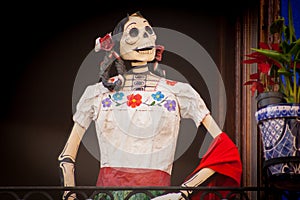 Traditional mexican Day of the dead catrina