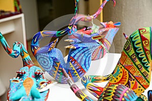 Traditional mexican symbolic toy called alebrije from Oaxaca, Me