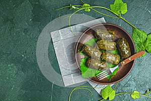 Traditional Middle Eastern dolma or tolma or sarma photo