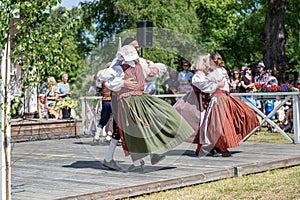 Traditional Midsummer celebration in Sweden