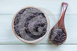 Traditional Mohn paste filling made with seeds and honey