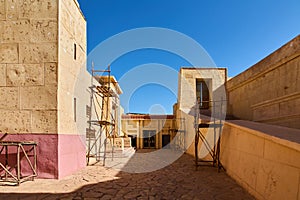 Traditional Moroccan Architecture in Desert Village