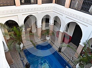 Traditional Moroccan house riad