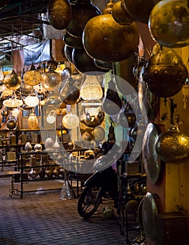 Traditional moroccan lamps