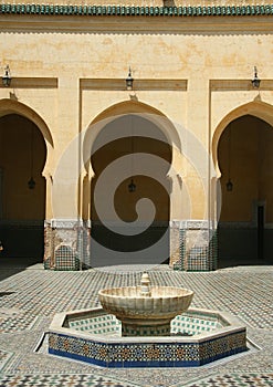 Traditional moroccan palace
