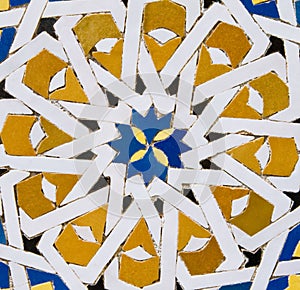 Traditional Moroccan tile pattern