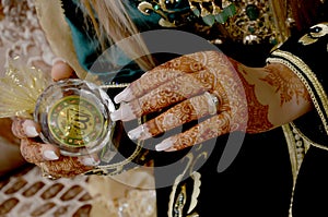 Traditional Moroccan Wedding.Wedding Moroccan Henna.