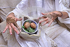 Traditional Moroccan Wedding.Wedding Moroccan Henna.