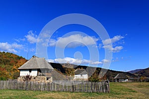 Traditional mountain village in Romania