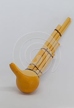 Traditional music instrument named Sompoton