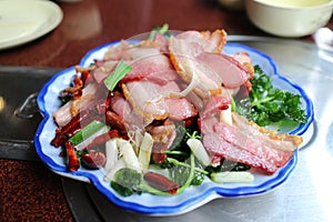 Traditional Naxi Cuisine in Lijiang - Fried Preserved Pork