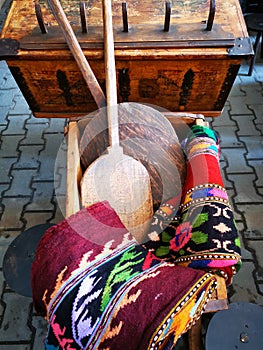 Traditional objects from the peasant romanian house