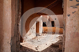 Traditional Old Arabian House abandoned or mud-brick house photo