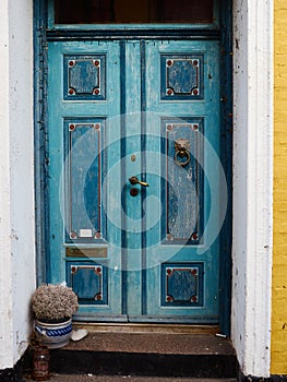 Traditional old classic decorative style Danish house home Aero Island, South Funen, Denmark