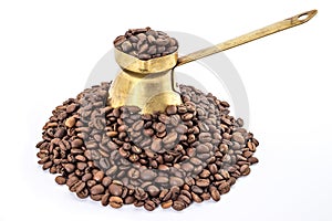 Traditional old coffee pot