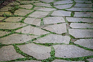 Traditional old dry stone wall background