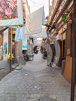 Traditional old neighborhood in Tianjin French concession