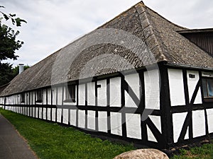 Traditional old style Danish country house Denmark