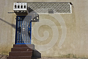 Traditional Omani blue Door