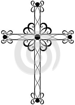 Traditional ornate religious cross