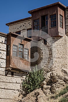 Traditional Ottoman Houses with Stone Walls