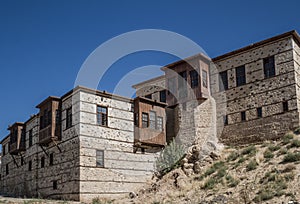 Traditional Ottoman Houses with Stone Walls