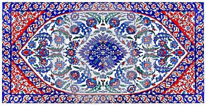 Traditional Ottoman Iznik tiles