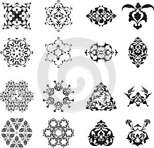 Traditional ottoman turkish design elements